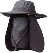 Fishing Hat,Sun Cap with UPF 50+ Sun Protection and Neck Flap,for Man and Women