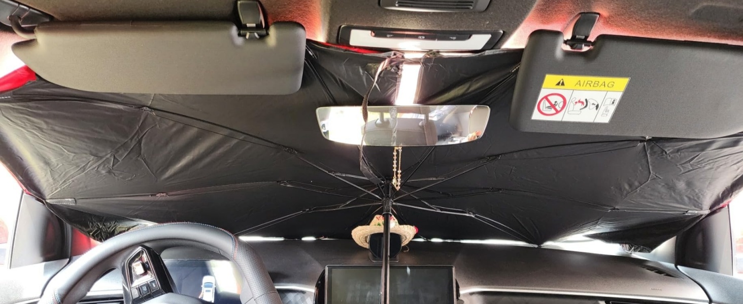 Windshield Sun Shade Umbrella Interior