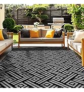 OPPODREAM Outdoor Rug 5x8 Ft, Waterproof Outdoor Plastic Straw Rug for Patio, Reversible Out Door...