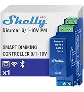 Shelly Pro Dimmer 0/1-10V PM | Wi-Fi & LAN Smart Dimmer with Power Metering | Home Automation | D...
