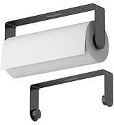 Mbillion Paper Towels Holder Under Cabinet Wall Mount and Self-Adhesive Paper Towel Rack for Kitc...