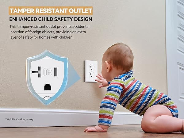 20A DUPLEX OUTLET - TR