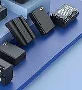 ENEGON 2-Pack LP-E17 Replacement Type-C Direct Charging Port Battery for Canon EOS R50 RP R10 R8,...