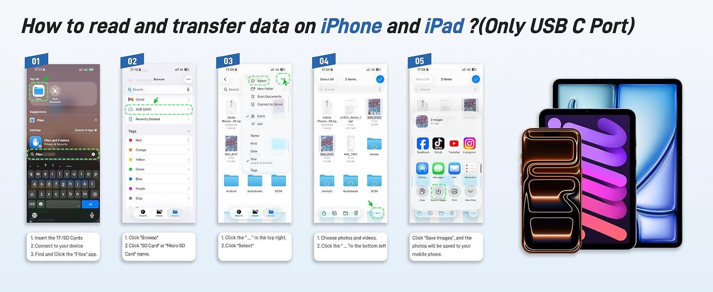sd card reader for iphone