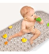 Sheepping Baby Bath Mat for Tub Non Slip Extra Long Cover Bathtub Mat for Toddler Kids 40 X 16 In...