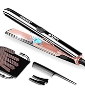 DORISILK 500 Degree High Temp Professional Hair Straightener,30s Fast Heating Ceramic Flat Iron ,...