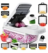 Fullstar Vegetable Chopper & Mandoline Slicer for Kitchen - Food Chopper with Container, Cheese G...