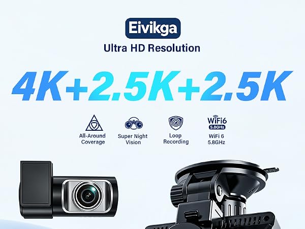 Eivikga Dash Cam