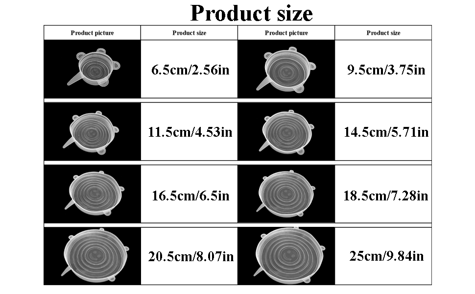 Silicone Stretch Lids