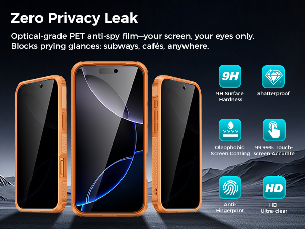iPhone 17 Pro Max Case with Screen Protector