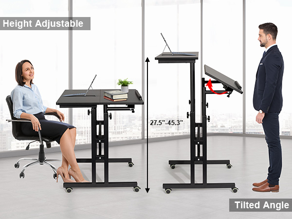 Mobile Stand Up Desk