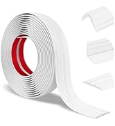 Wall Corner Protector Peel and Stick Corner Trim Molding Flexible Inside & Outside Wall Edge Guar...