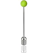Stainless Steel Honey Dipper Stick 6.3 Inch Honey Wand Server for Honey Pot Dispense Drizzle Hone...
