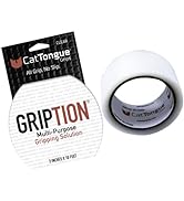 CATTONGUE GRIPS Non-Abrasive Grip Tape Wrap - 2” Thick Heavy-Duty, Waterproof Anti-Slip Tape for ...