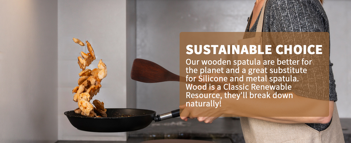 wooden spatula for cooking