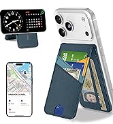 TopMade for MagSafe Wallet Stand, Works with Apple Find My, Magnetic Wallet for iPhone 17/16/15/1...