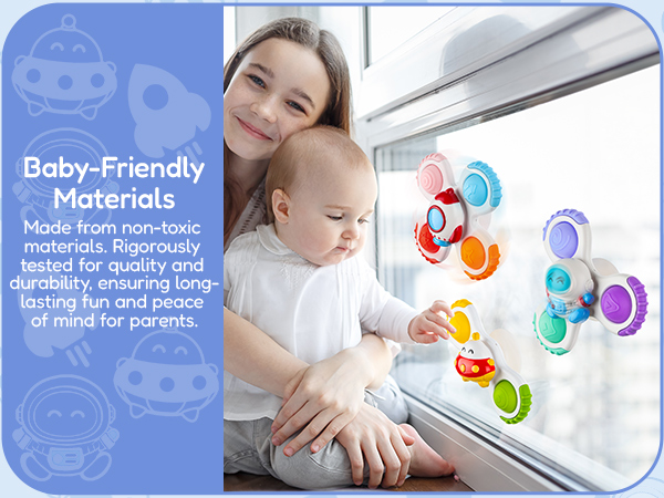 Suction Cup Spinner Toys