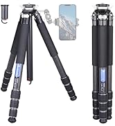 Compact Design Lightweight Carbon Fiber Tripod Portable Special-Shaped Center Column Heavy Duty C...