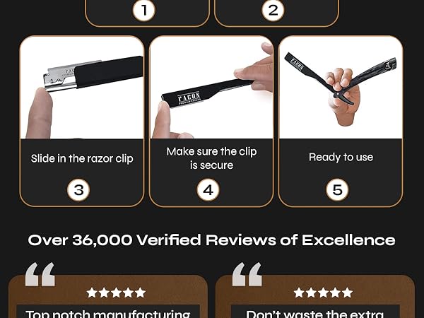 Facón Straight Razors for Men