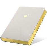 CAGIE Cute Diary Journal for Women A5 Lined Journals for Writing with Heart-Shaped Soft Cover Jou...
