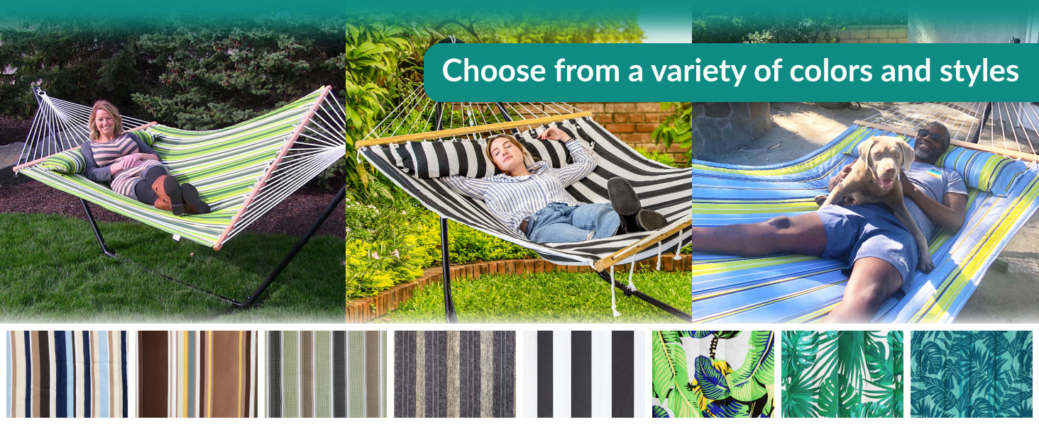 Choose from a variety of colors and styles
