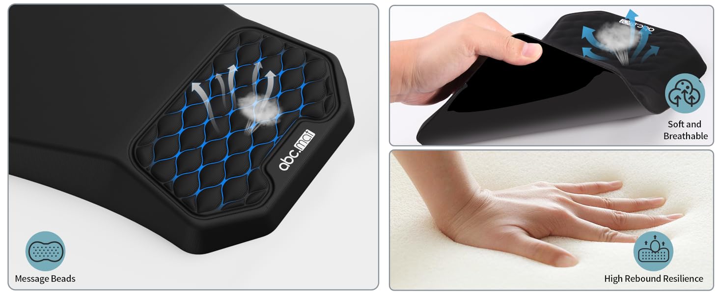 Ergonomic Mouse Pad Wrist Rest Support