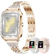 GADIXY Smart Watch for Women Diamonds(Answer/Make Call),1.29''HD Touch Screen Smart Watch Android...