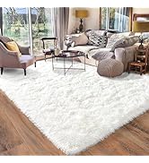 Quntue 8x10 Area Rugs for Living Room, Ultra Soft Large Shag Living Room Rug Fluffy Rug Carpet fo...