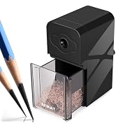 AFMAT Long Point Pencil Sharpener, 8-20mm Long Pencil Nibs, Self-Feed & Adjustable Pencil Sharpne...
