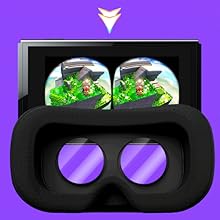Virtual Reality Headset with adjustable clear lenses XL extra large lenses for glasses