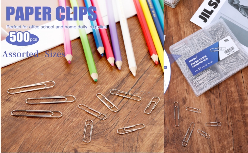 Assorted-Size Paperclips