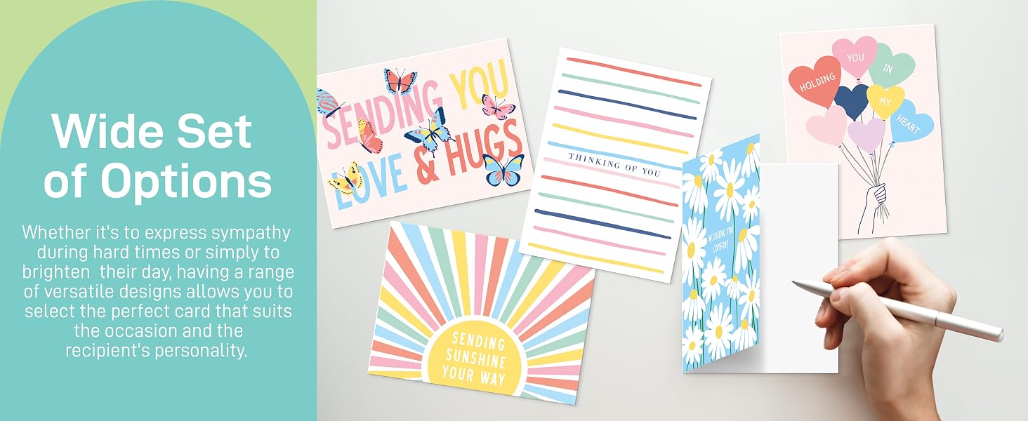 thinking of you cards encouragement cards with envelopes hello cards with envelopes boxed cards