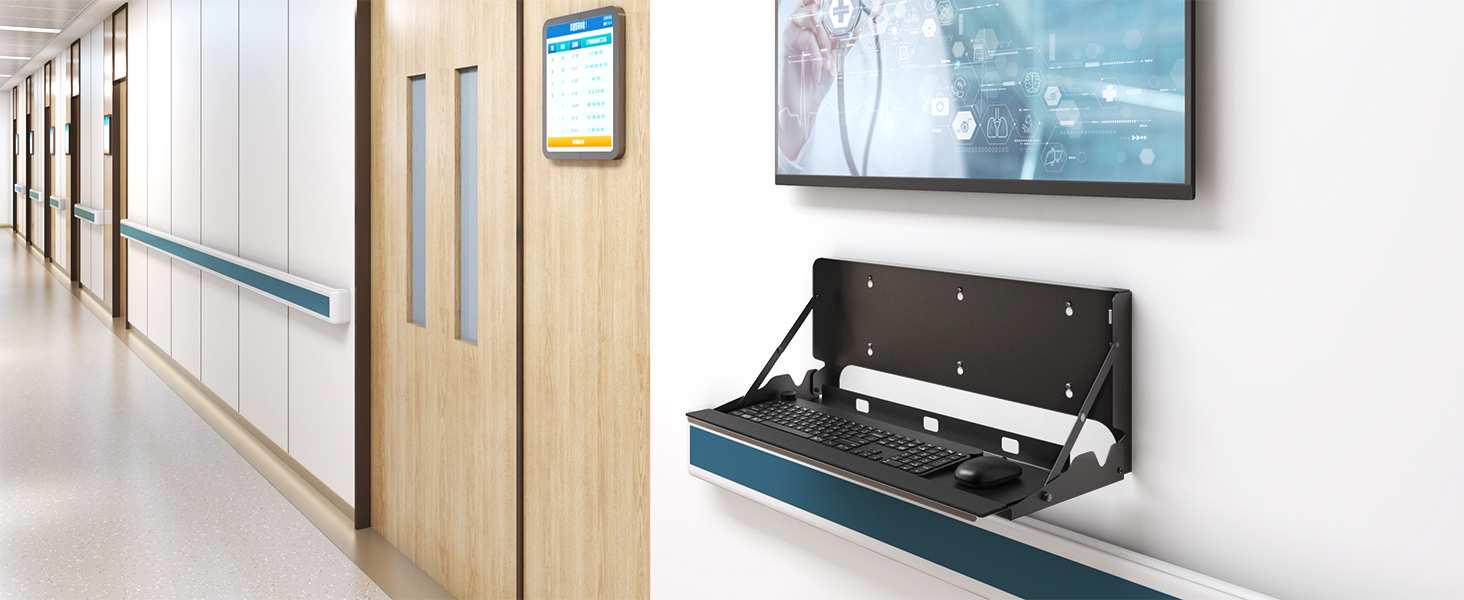 keyboard tray wall mount