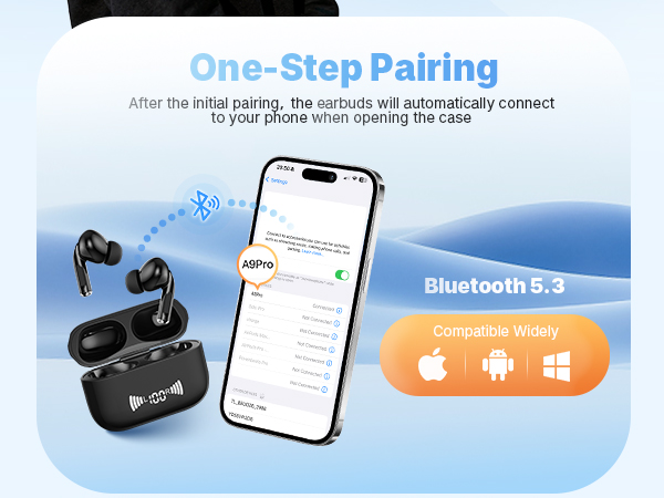 wireless headphones with a microphone
