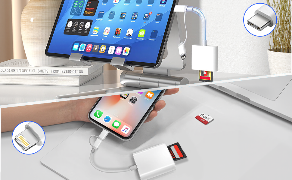 usb c & lightning dual connector