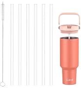 6 Pack Replacement Straws | Fit Cafezi Flip Straw Tumblers and Jugs 30/40/64 oz | 6 PCS Reusable ...