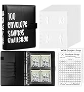 LingLingo 100 Envelopes Money Saving Challenge Binder, Easy and Fun Way to Save $5,050, A5 Budget...