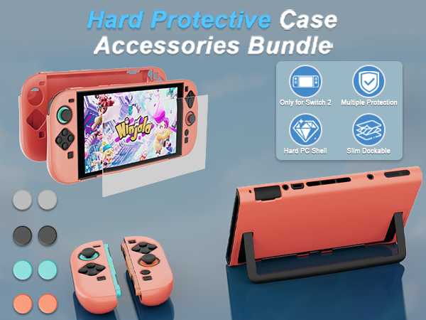 nintendo switch 2 case,switch 2 case,switch 2 grip,nintendo switch 2 accessories,switch 2 skin