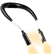 Gladwork Warming Neck Book Lights Reading Light for Bed Portable Rechargeable LED Neck Lights Eye...