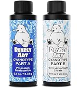 Bearly Art Cyanotype Kit - Sun - Solar Print Set for Photographic Printing on Paper and Fabric - ...