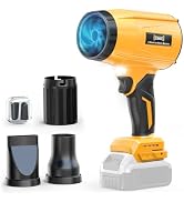 800,000RPM Cordless Leaf Blower Compatible with Dewalt 20V (Tool Only), Brushless Motor, Adjustab...