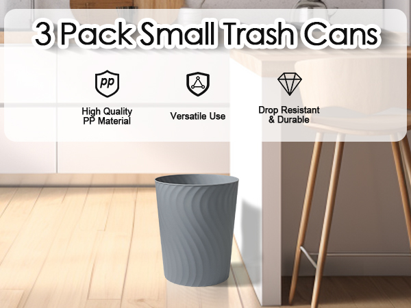 small trash cans