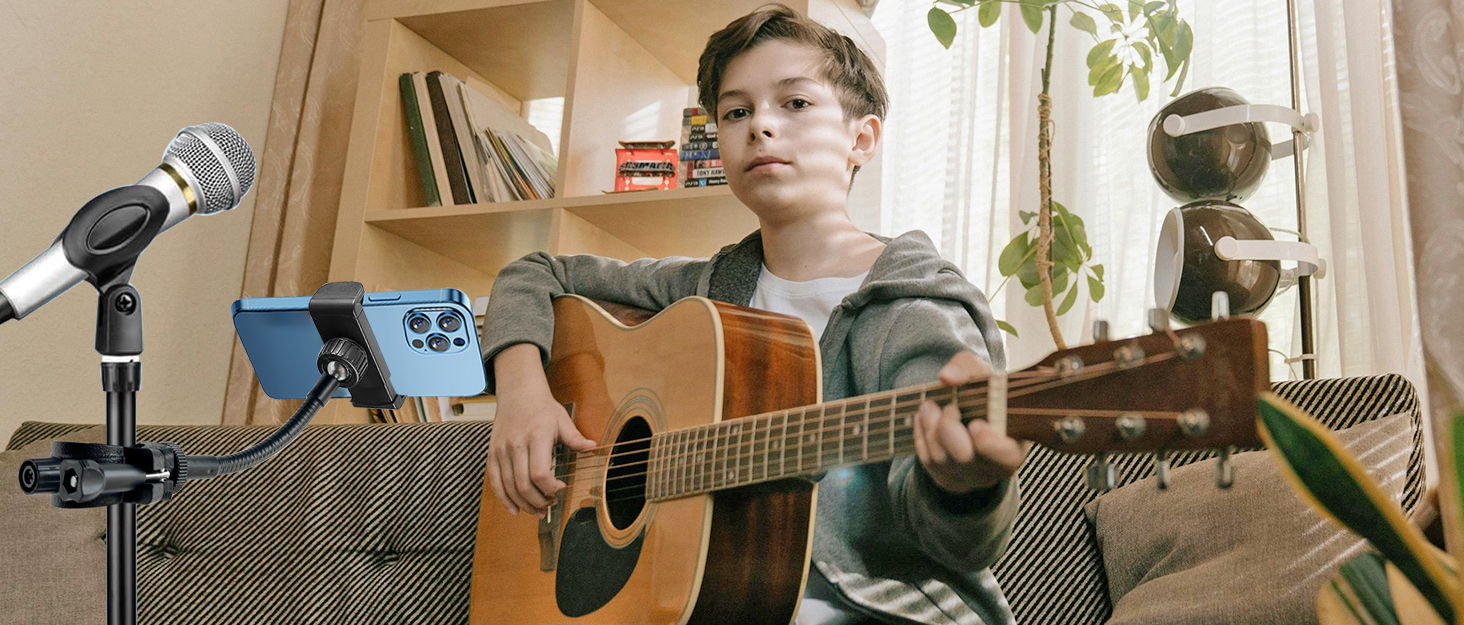 phone holder mic stand