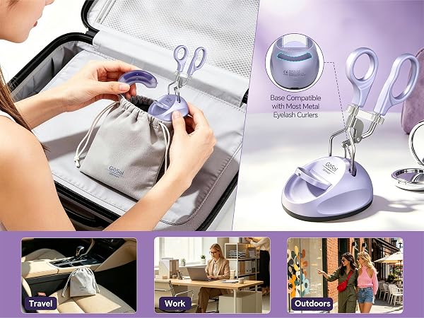 TRAVEL-FRIENDLY SET WITH STORAGE BAG & PROTECTIVE COVER