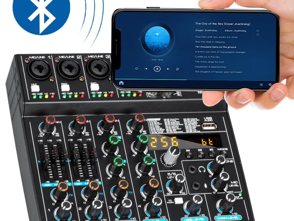 depusheng M6 6 channel audio mixer