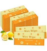 Hand Wipes Travel Size, 300 Pcs Wet Wipes Individually Wrapped for Barbecue, Seafood Boil Party, ...