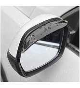 Wevdn 2 PCS Mirror Rain Visor Eyebrow, Waterproof PVC Auto Exterior Rear View Mirror Rain Visor G...