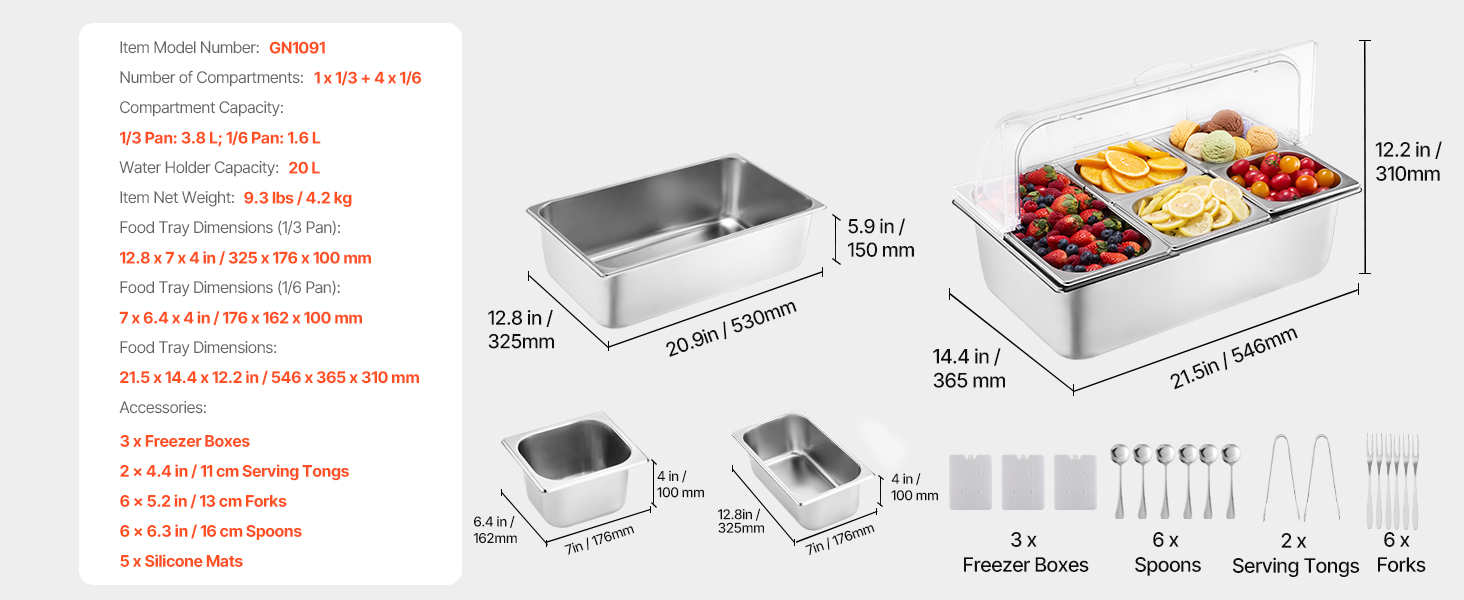 stainless steel food serving tray