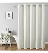 eachope No Hooks/Liner Needed - Waterproof 3-in-1 Hotel Waffle Weave Shower Curtain, Machine Wash...