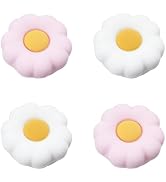 DSINFOYO Cute Silicone Joystick Caps for Nintendo Switch 2, Cherry Blossom Floral Thumb Grip Caps...